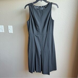 J. Crew A-Lined Pleated Black Dress Size 6